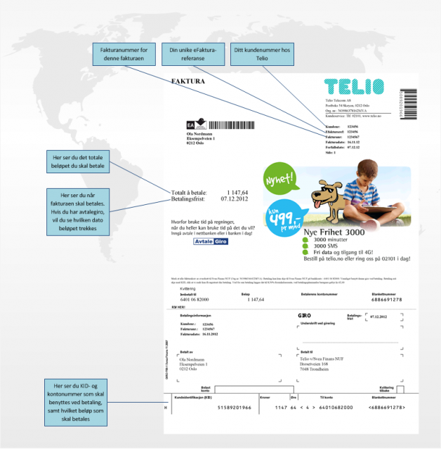 Ny fakturaforklaring 1